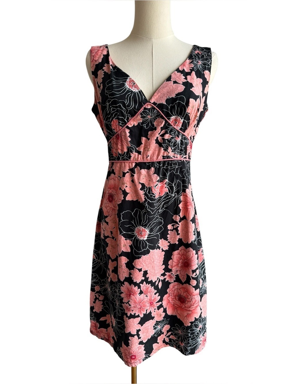 Digital Clothing Y2K Floral A-Line Dress Sz 7 Small Feminine Sundress Summer